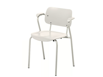 LUKKI - Stackable chair with armrests _ Artek