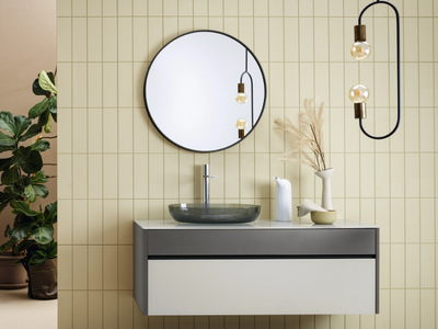 ALEXANDER - Wall-mounted sectional vanity unit with drawers _ ARTELINEA