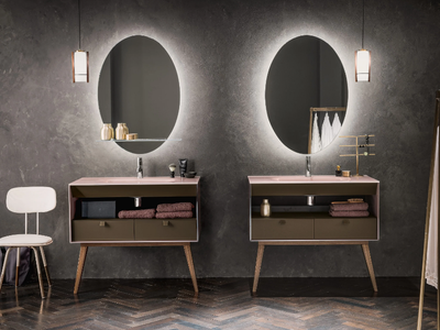 DAMA - Floor-standing Dualite® vanity unit _ ARTELINEA