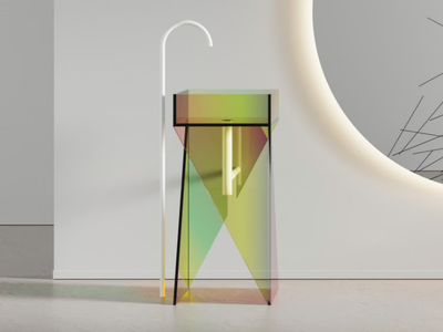 DICROICO - Freestanding single glass washbasin _ ARTELINEA