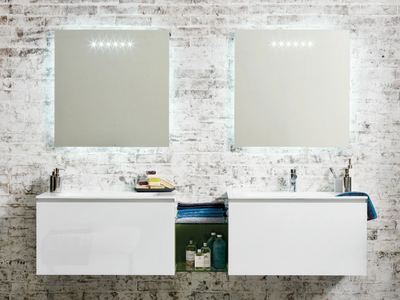 DOMINO 44 - Sectional crystal vanity unit with drawers _ ARTELINEA