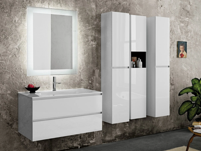 DOMINO - Sectional crystal vanity unit with drawers _ ARTELINEA