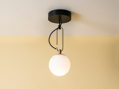 NH - LED blown glass ceiling lamp _ Artemide