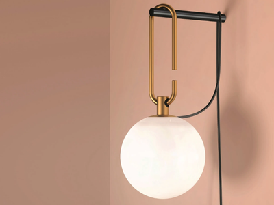 NH - LED blown glass wall lamp _ Artemide