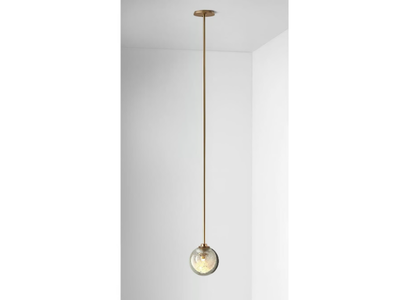 FIZI SINGLE BALL - LED blown glass pendant lamp _ Articolo Studio