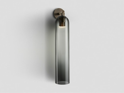 FLOAT TALL - LED blown glass wall lamp _ Articolo Studio