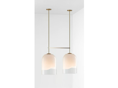 MONI DOUBLE - LED dimmable pendant lamp _ Articolo Studio