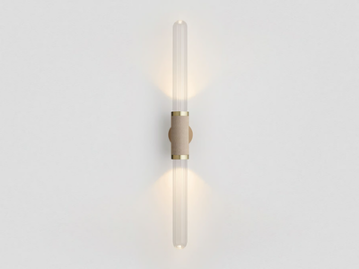 SCANDAL TALL - LED glass wall lamp _ Articolo Studio
