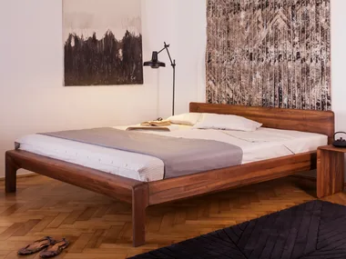 INVITO - Solid wood double bed _ Artisan