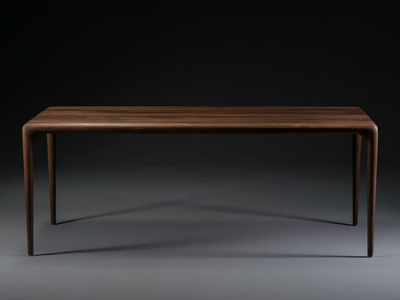LATUS - Rectangular solid wood dining table _ Artisan