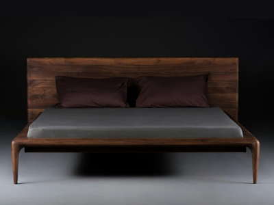 LATUS - Solid wood bed _ Artisan