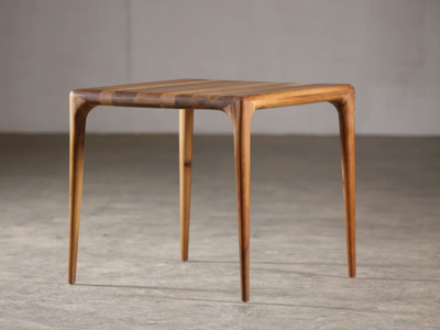 LATUS - Square wooden table _ Artisan
