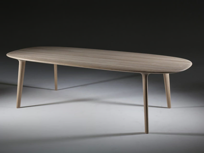 LUC - Oval wooden table _ Artisan