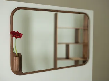 MUSE - Framed solid wood mirror _ Artisan
