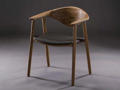 NARU - Wooden chair with armrests _ Artisan