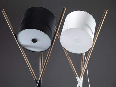 SHIFT - LED adjustable wooden floor lamp _ Artisan