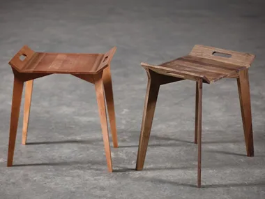 TANZ - Solid wood stool / coffee table _ Artisan