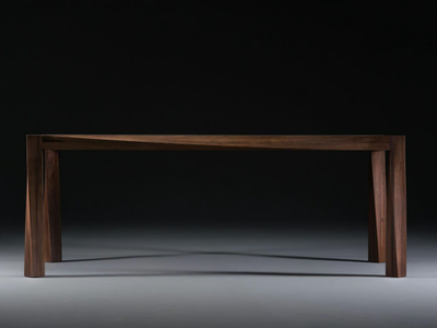 TORSIO - Rectangular solid wood table _ Artisan