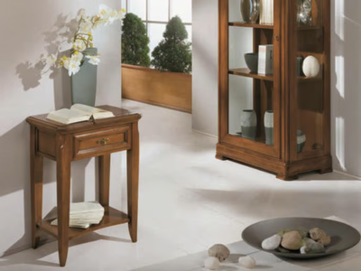 CAPRI - Solid wood coffee table with storage space _ Arvestyle