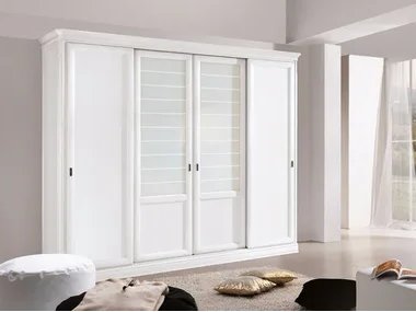 CAPRI - Solid wood wardrobe with sliding doors _ Arvestyle