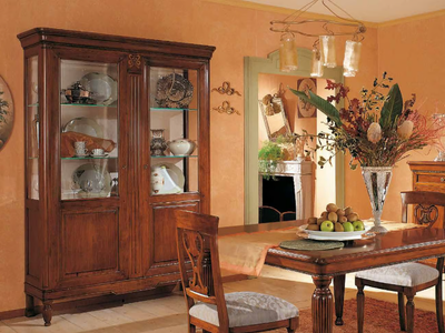 CAVOUR - Solid wood display cabinet _ Arvestyle