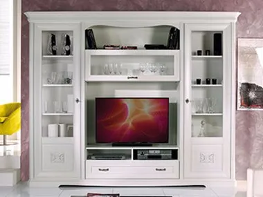 EXCLUSIVE - Solid wood TV wall system _ Arvestyle
