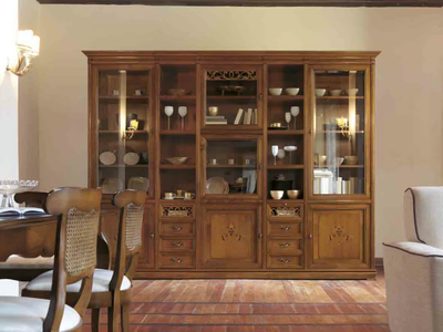 FENICE - Solid wood bookcase with drawers _ Arvestyle