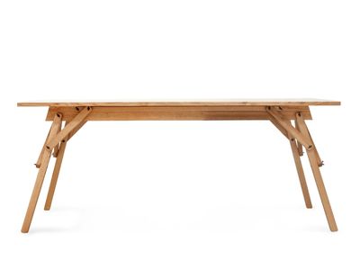 ATELIER - Rectangular oak writing desk _ Askia