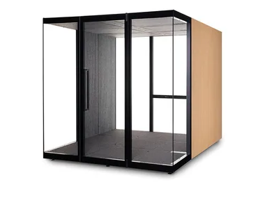 KAMELEON K6 GLASS - Acoustic meeting pod _ Askia