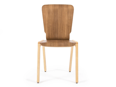 TIPRO - Stackable walnut chair _ Askia