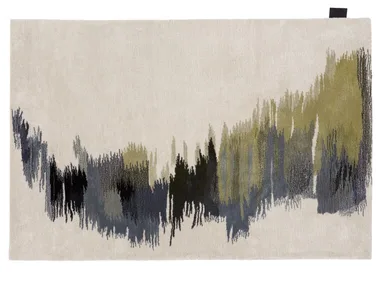 AURORA - Patterned rectangular handmade wool rug _ ASPLUND