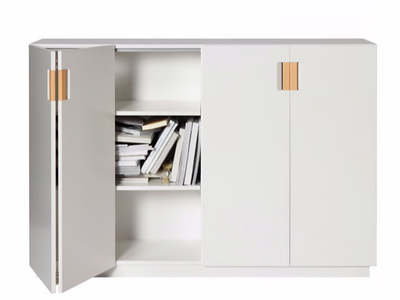 FRAME 160 HIGH - Wooden sideboard with folding doors _ ASPLUND