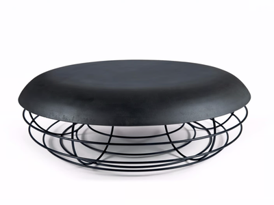 NUDO - Low round cement coffee table _ atipico