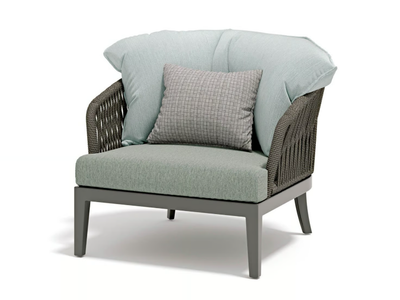 DREAM 2.0 - Fabric garden armchair with armrests _ Atmosphera