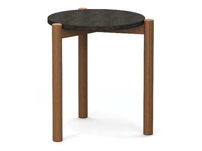 LODGE - Teak high side table _ Atmosphera