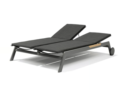 NEVADA - Double textilene and aluminium sun lounger _ Atmosphera