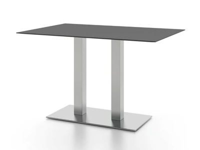 TREND D - Brushed steel table base _ Atmosphera