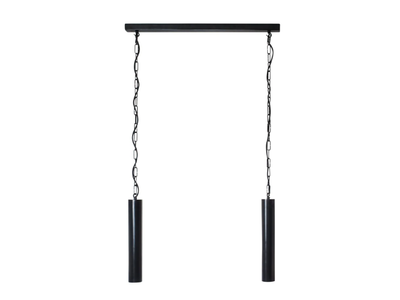 TUBELUM ON PROFILE SUSPENSION - Brass pendant lamp _ Authentage Lighting