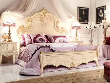 DAVID - Bed with high headboard _ Barnini Oseo