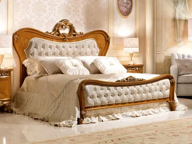 DIAMANTE - Double bed with tufted headboard _ Barnini Oseo