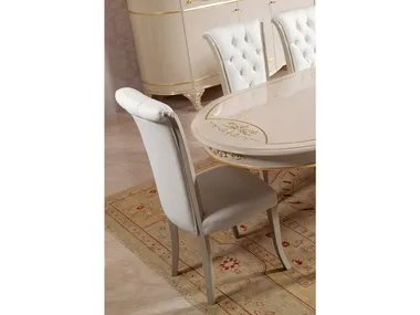 DIAMANTE - Tufted fabric chair high-back _ Barnini Oseo
