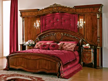 REGGENZA - Double bed with high headboard _ Barnini Oseo
