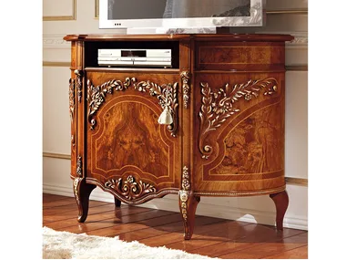 REGGENZA LUXURY - Low wood veneer TV cabinet _ Barnini Oseo
