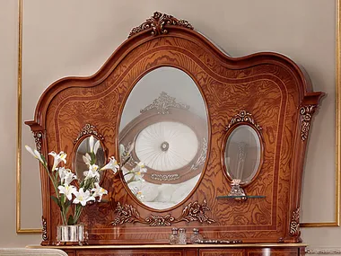REGGENZA LUXURY - Oval framed mirror _ Barnini Oseo