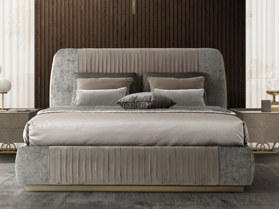 ROBERTO BARNINI - Fabric double bed _ Barnini Oseo