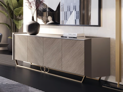 ROBERTO BARNINI - Honeycomb sideboard with doors _ Barnini Oseo