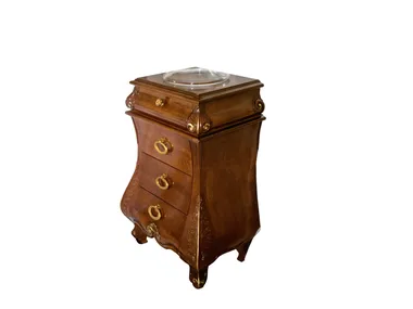 SOGNI D'AMORE - Rectangular wooden bedside table with drawers _ Barnini Oseo