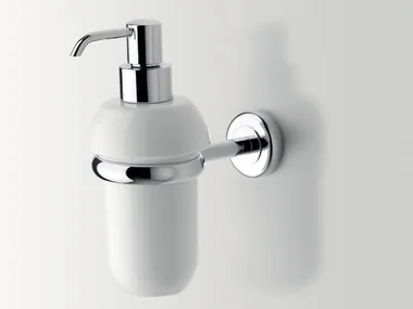 CIRCLE - Wall-mounted ceramic Bathroom soap dispenser _ BATH&BATH