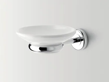 CIRCLE - Wall-mounted ceramic soap dish _ BATH&BATH