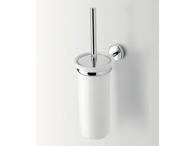 CIRCLE - Wall-mounted ceramic toilet brush _ BATH&BATH